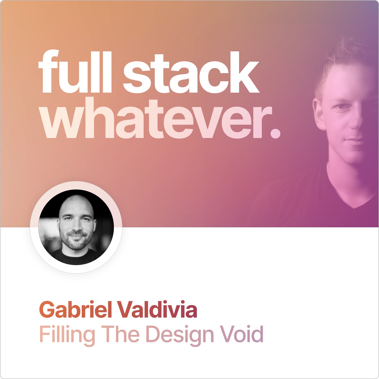 Gabriel Valdivia: Filling The Design Void Gabriel Valdivia: Filling The Design Void